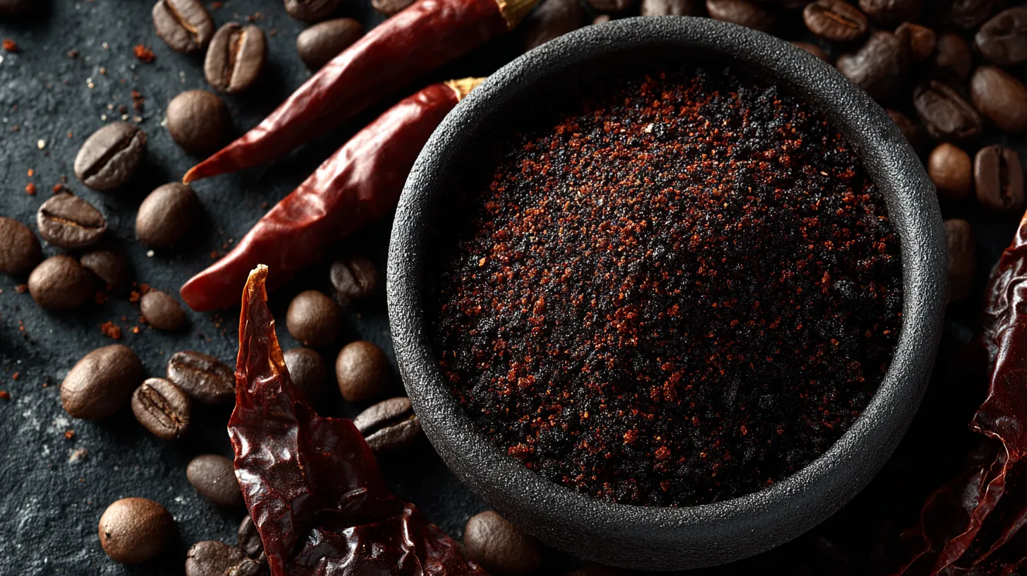 Coffee and Ancho Chile Rub